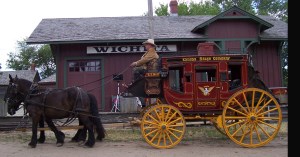 Cowtown stagecoach, Wichita, Kansas